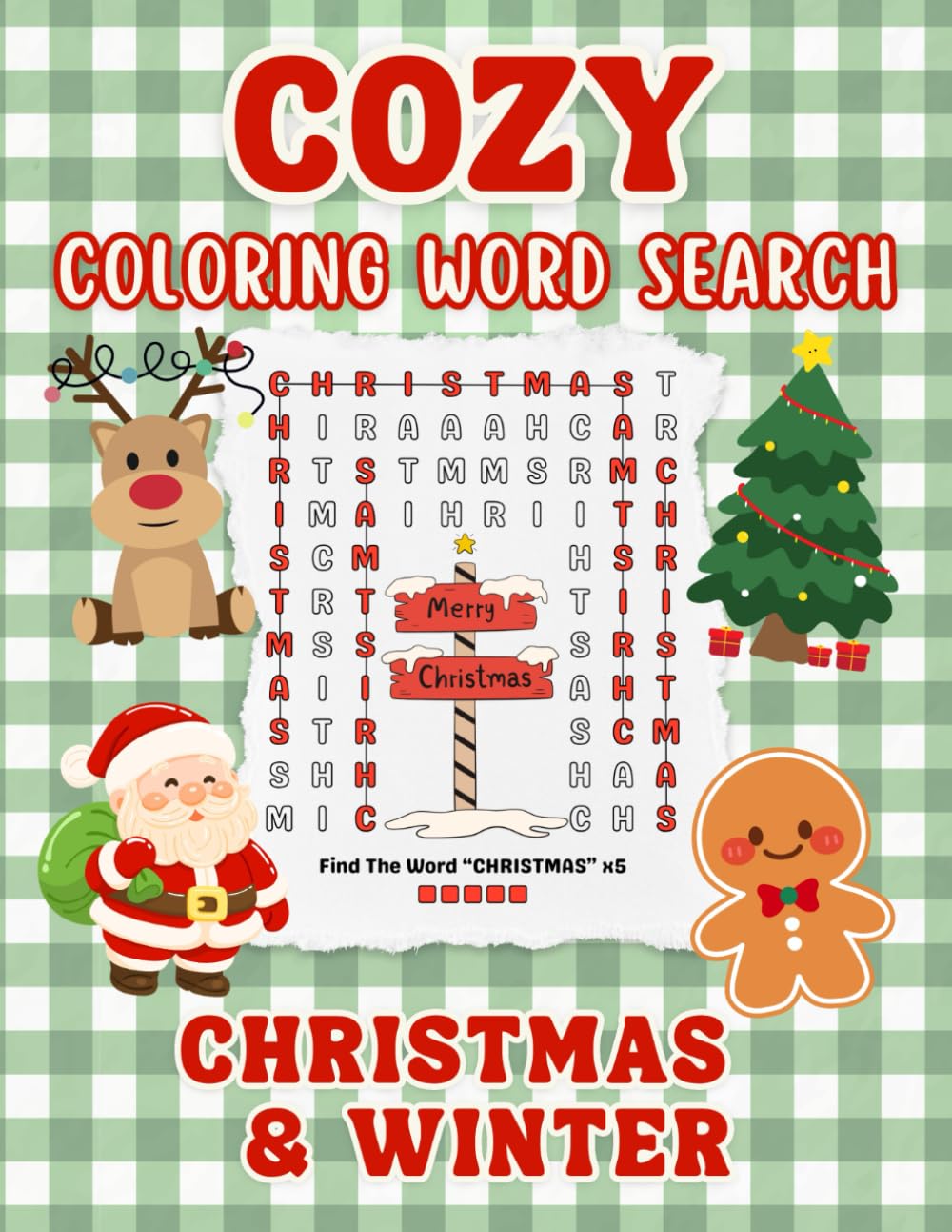 Cozy Coloring Word Search - Christmas & Winter: A word find and coloring book mashup for relaxation and creative fun!