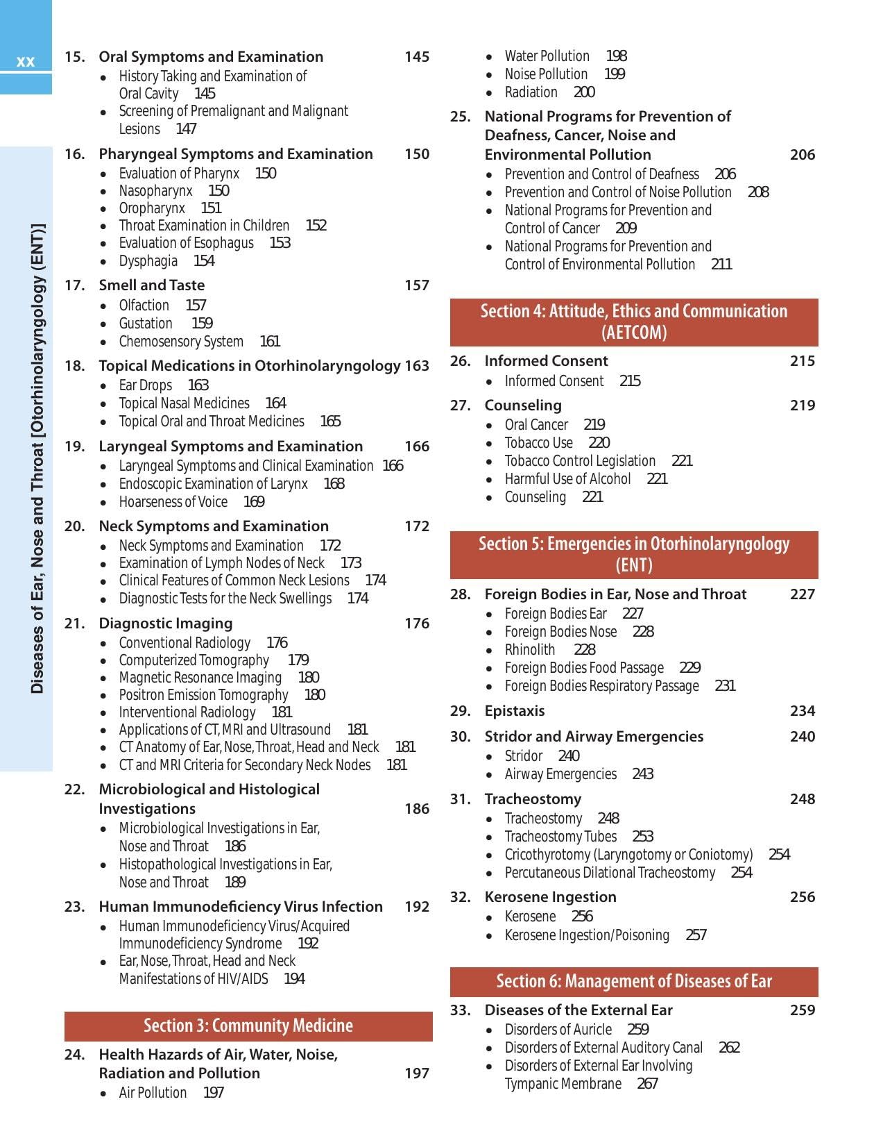 Diseases of Ear, Nose and Throat 1