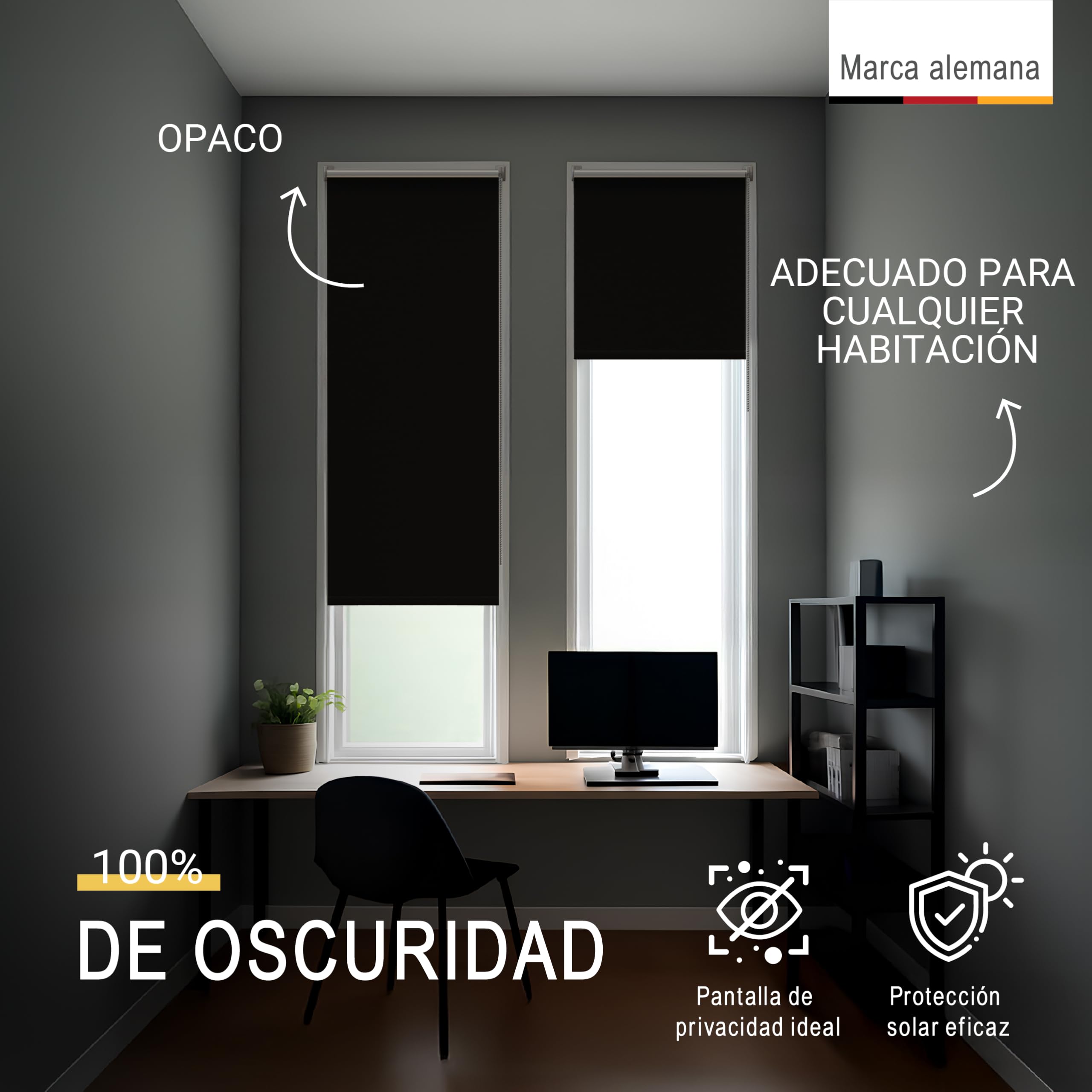 Sol Royal Sol Decor persiana Opaca y térmica para Ventanas Duradera