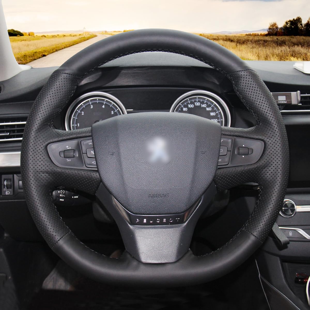 MEWANT Housse de Volant sur Mesure à Coudre pour Peugeot Expert Traveller