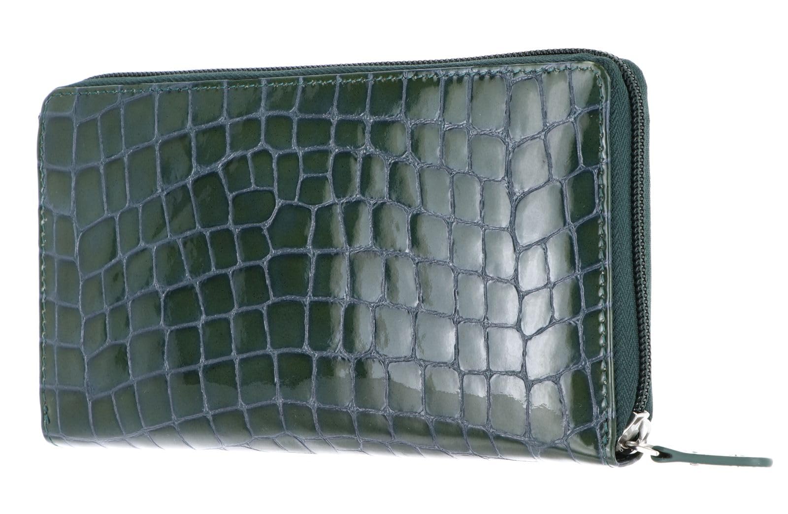 Golden Head Leder Geldbörse Cayenne RFID Protect RV-Damenbörse 2820 Grün - Blau Limited dunkelgrün