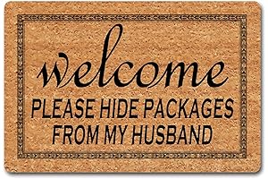 Funny Please Hide Packages From My Husband Doormat - Doormats