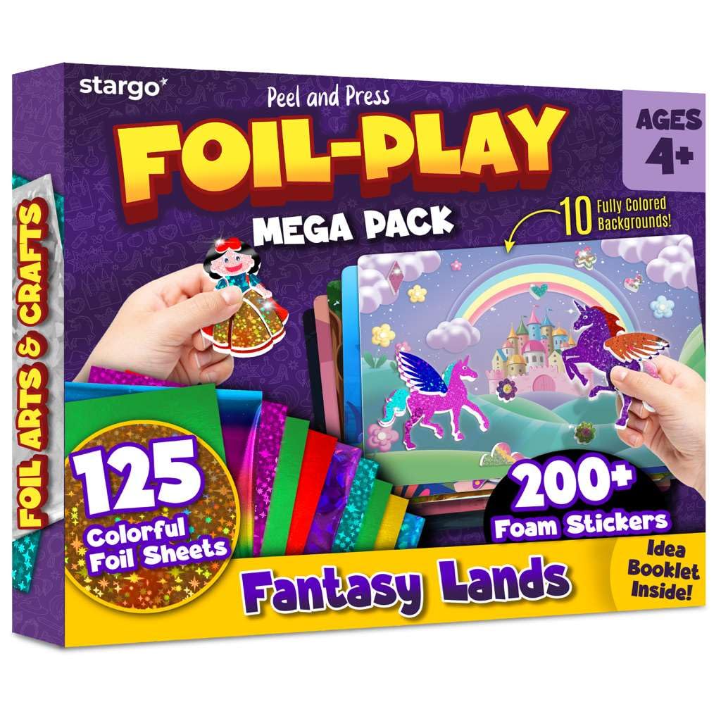 Amazon.com: Foil Creative Art Kit for Kids, Fun Craft Set with