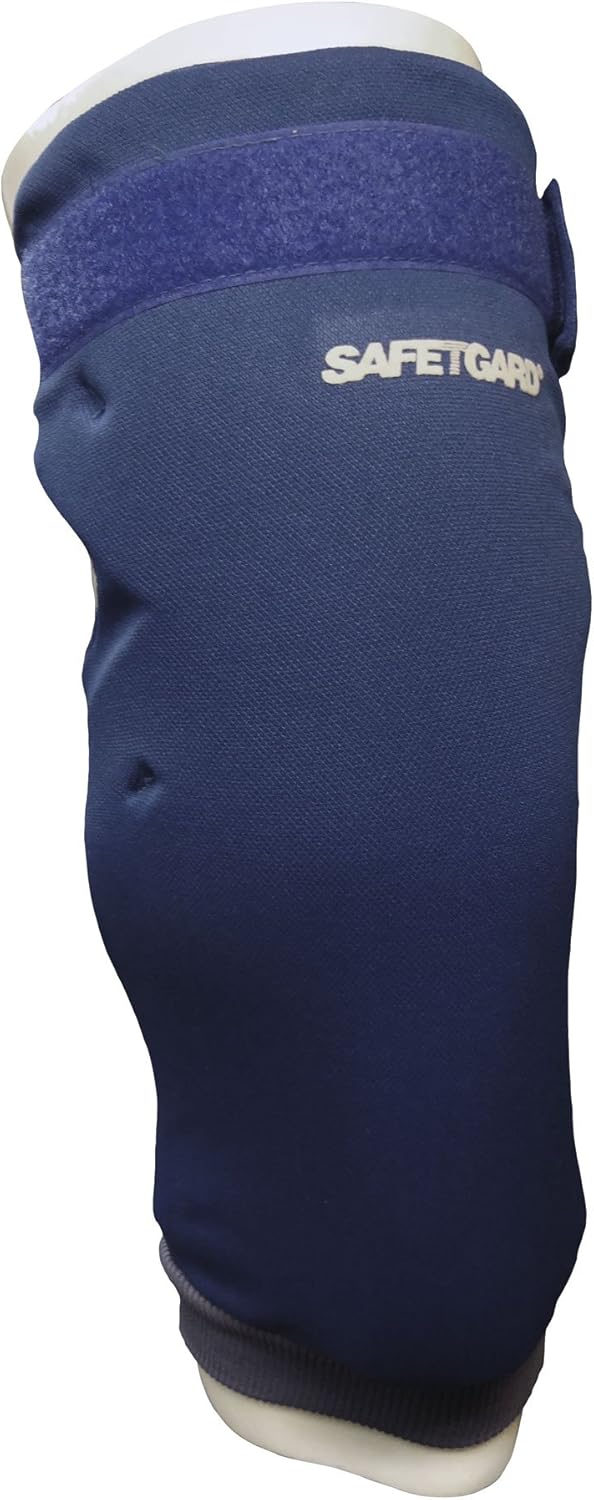 SafeTGard Medium Long Sliding/Fielding Leg Pad (Navy Blue) : Baseball Leg Guards : Sports & Outdoors