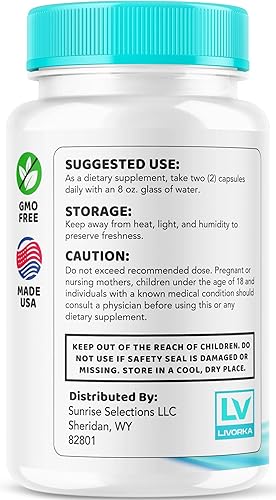 Miniatura 2 de LIVORKA Renew Biome Skin and Gut Capsules - Píldoras de probióticos esenciales oficiales de RenewBiome Skin & Gut Essentials, All Natural Formula