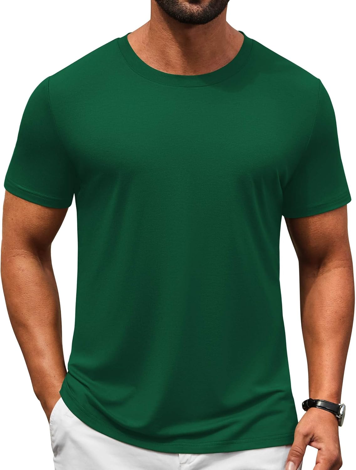 COOFANDY Men's T-Shirts Short Sleeve Crew Neck T Shirts Casual Classic Basic Tee Shirts