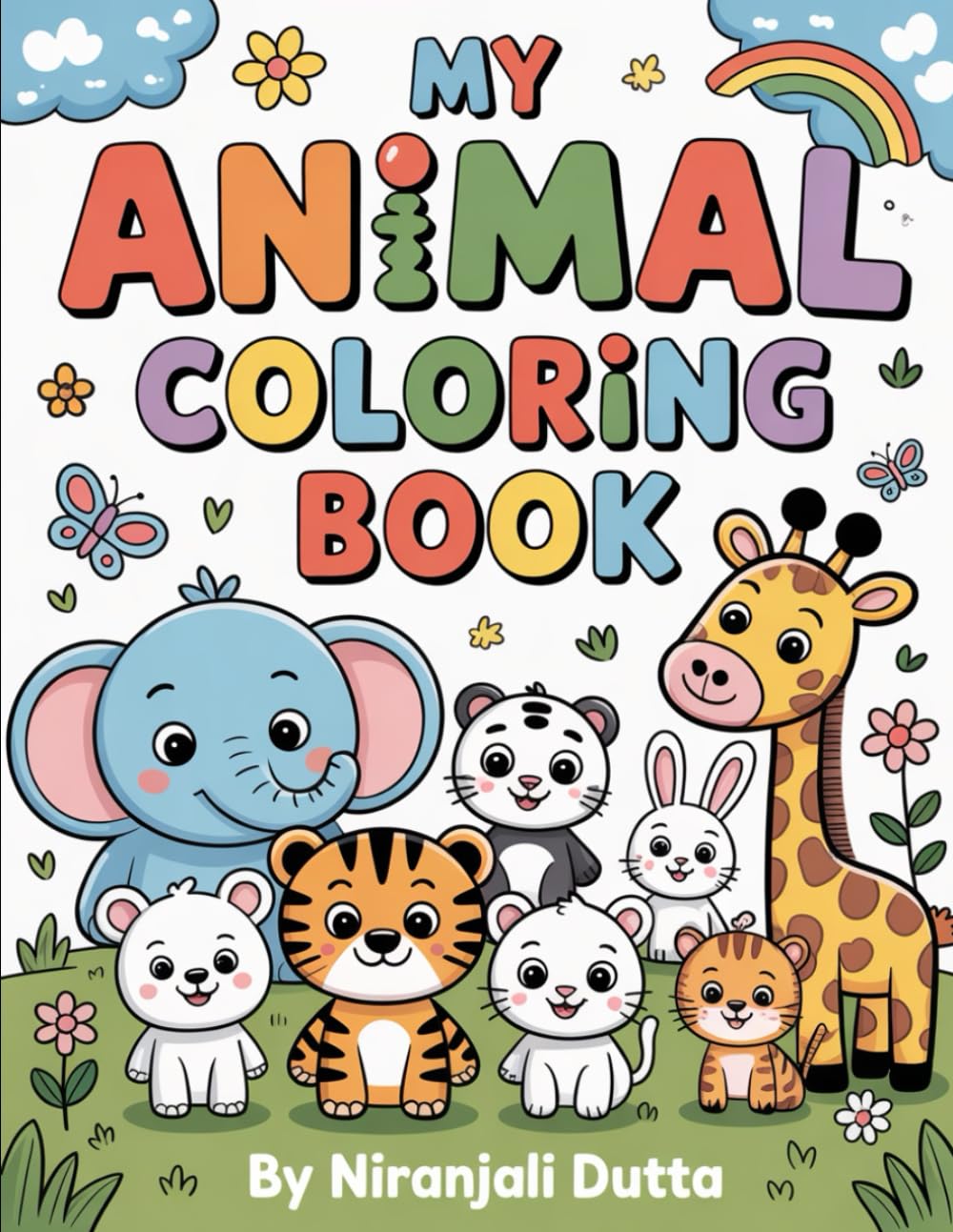 Little Hands Animal Coloring Book: Animal Coloring Fun for Kids Ages 3–6
