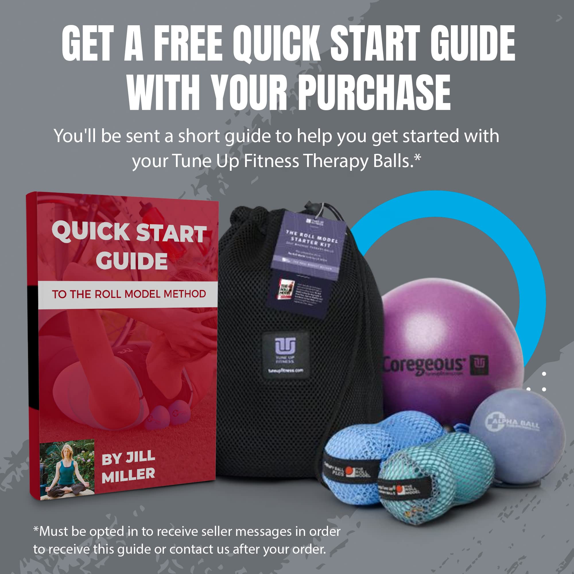 Tune Up Fitness Alpha Twin Set in Tote Larger Sized Yoga Massage