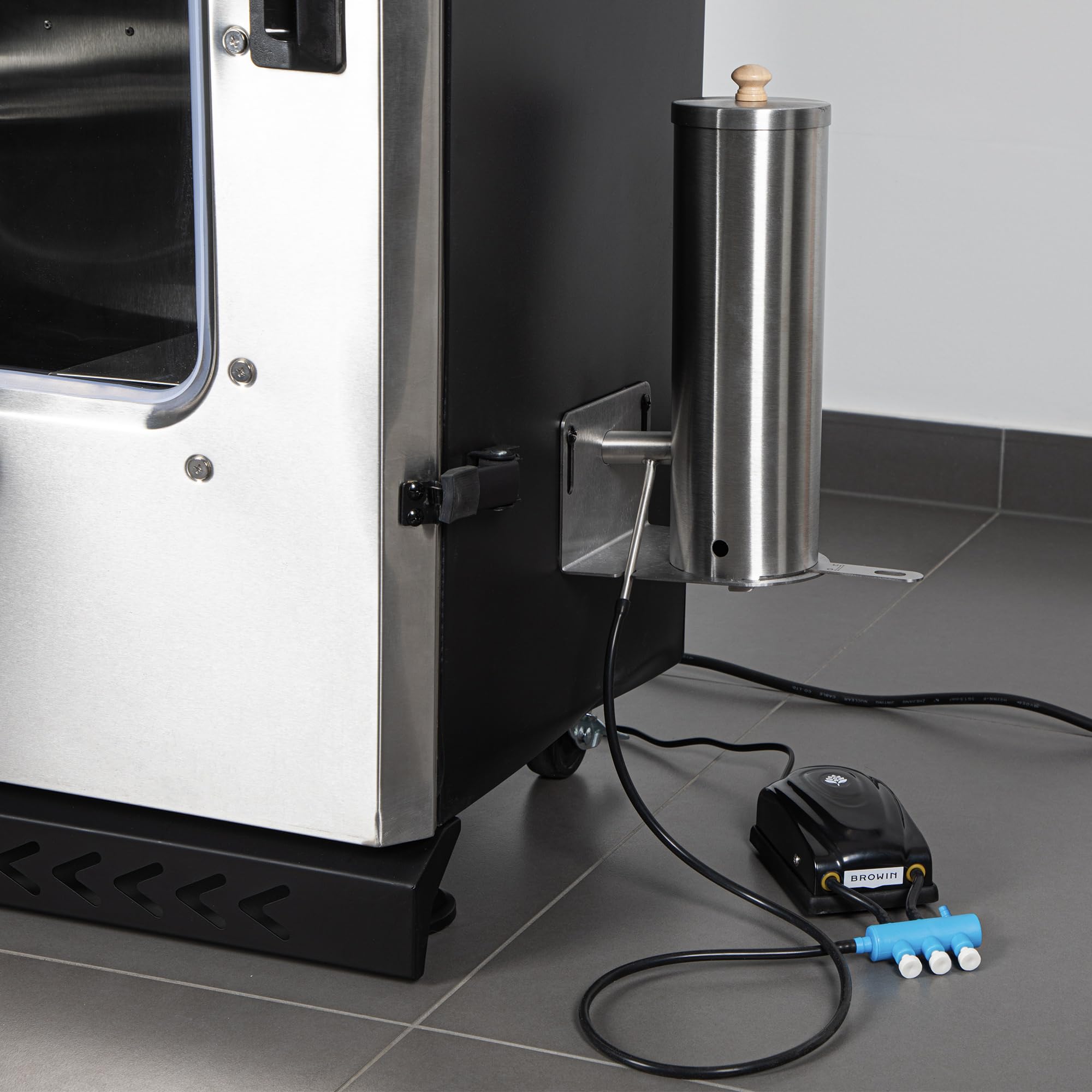 Browin Rauchgenerator DragON Jet 4 LITE mit Pumpe | Kaltrauchgenerator aus Edelstahl | für jeden Räucherofen | innovative Düse | Perfekter Rauchgenuss für exquisite Geschmackserlebnisse | 330153