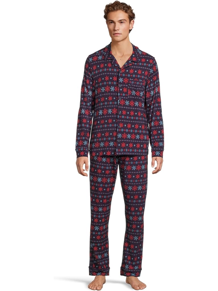 Navy MeUndies Long Sleeve Modal PJ Set