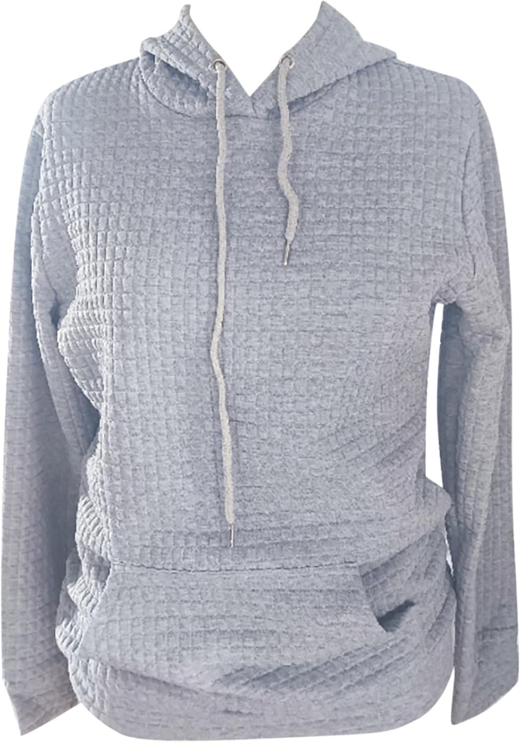 Miniatura 3 de Kainawee Sudadera casual con capucha para mujer, con bolsillo, cómoda y ligera, con cordón ajustable