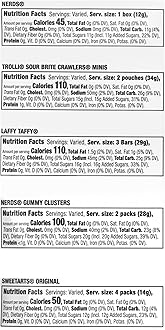 SweeTARTS Variety Party Mix, Individually Wrapped Assorted Candy, 28.6 Ounce (75 Count)