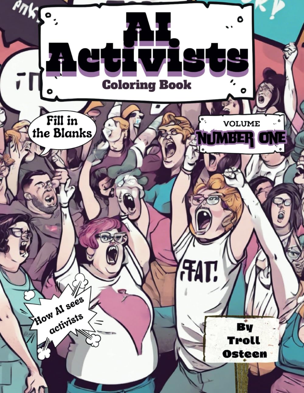 AI Activists Coloring Book