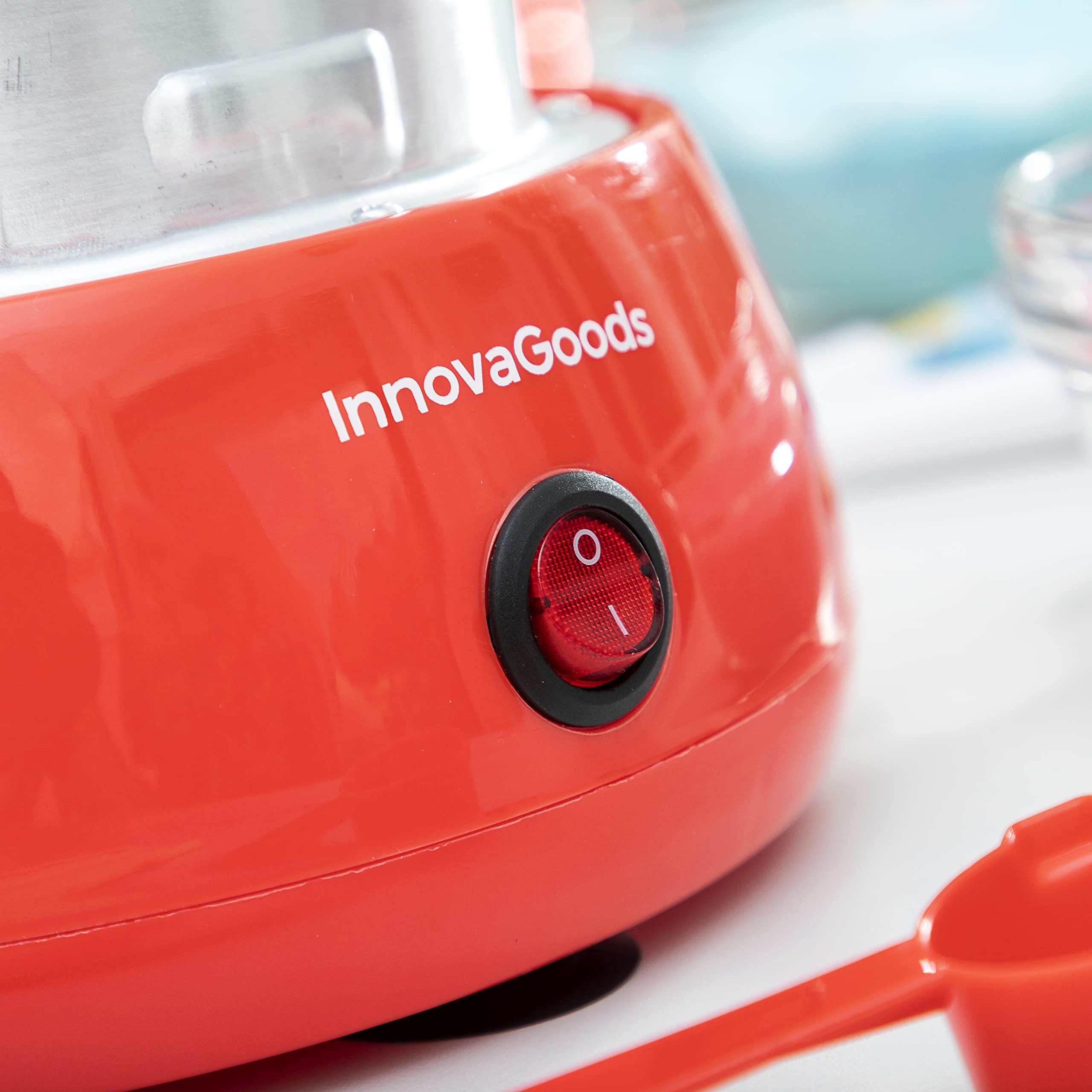 InnovaGoods - Machine à Barbe à Papa Cantty, Créez des Saveurs Uniques, Design Moderne et Compact, Facile à Nettoyer, Noir, Plastique