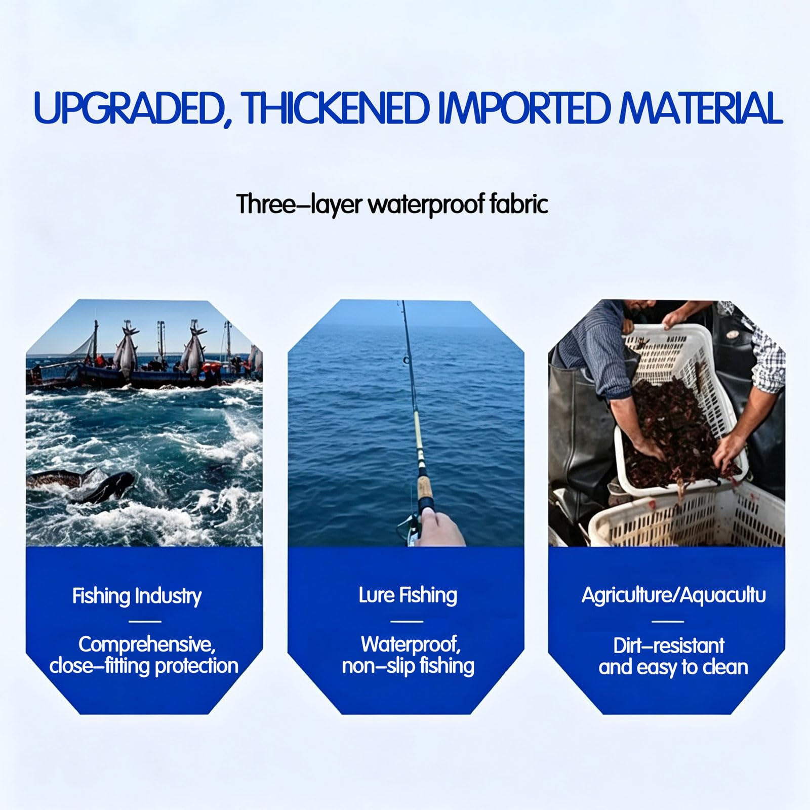 Wader da Pesca PVC Trampolieri Da Pesca con Stivali per la massima aderenza isolati e resistenti Salopette Regolabili Taglie 38-47 per fiume spiaggia caccia fango giocare avventura all'aperto