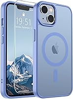 Vista 375 de SUPFINE - Funda magnética para iPhone 11, apta para MagSafe (protección contra caídas de grado militar, 10 pies), delgada, translúcida, a prueba