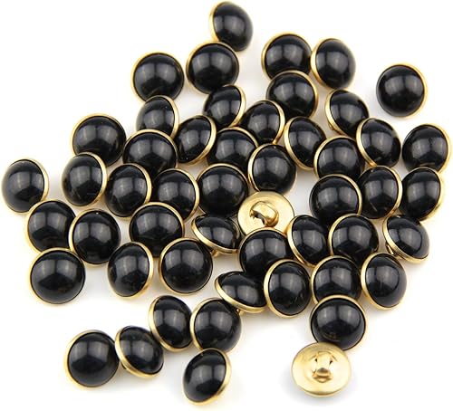 Miniatura 2 de Paquete de 25 botones de base de cobre para manualidades, costura, bufanda, bufanda, ropa, 0.512 in