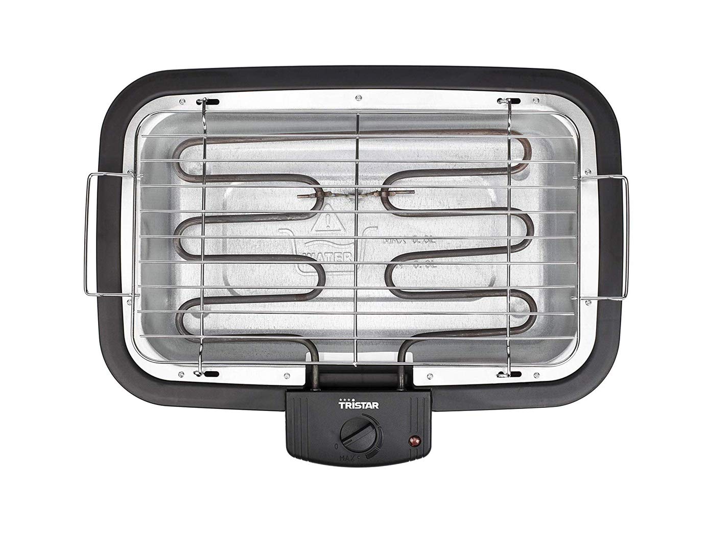 Tristar Barbecue électrique polyvalent avec pince à barbecue – Utilisable comme barbecue sur pied et barbecue de table – Idéal pour le camping