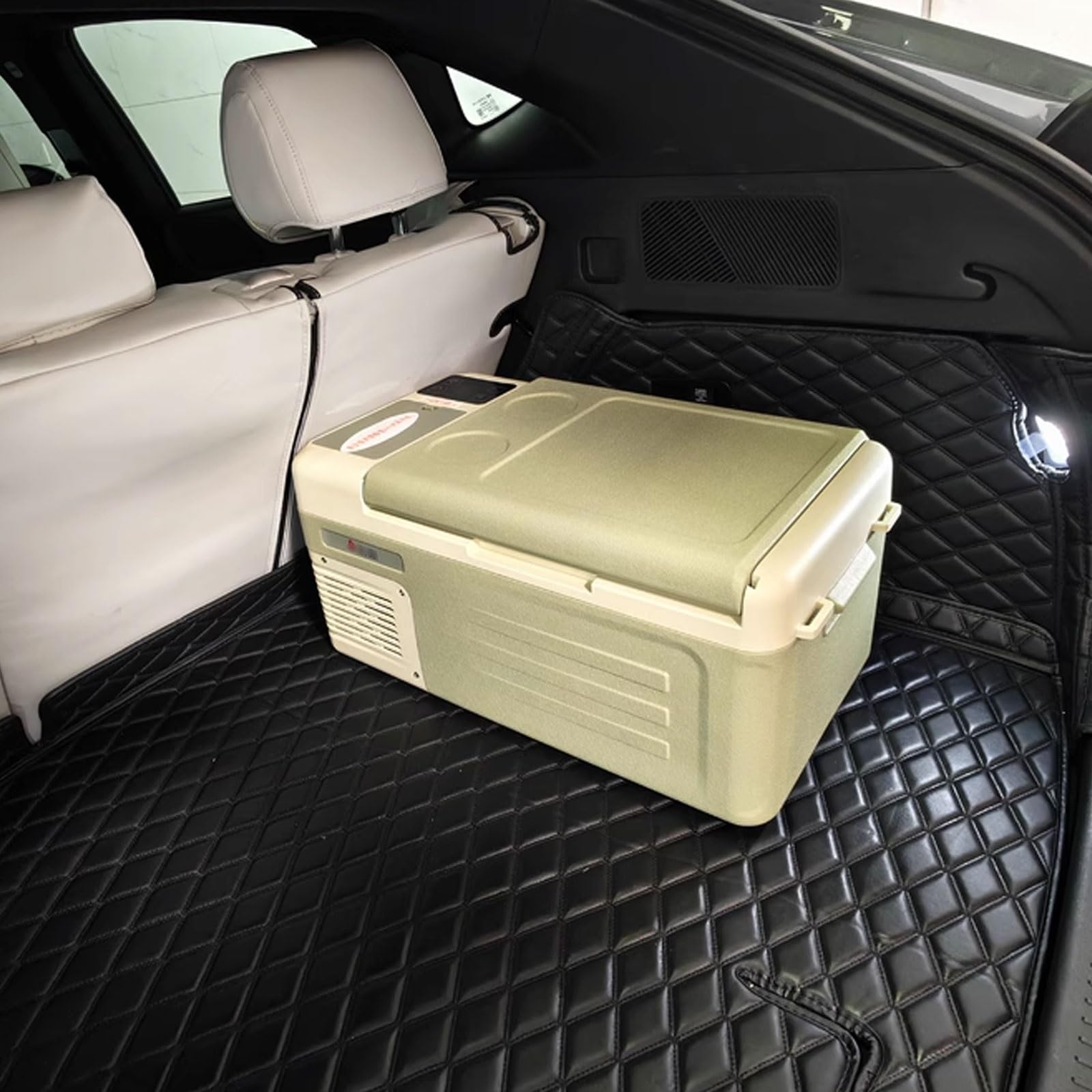 Frigo Macchina Mini Frigo Portatile Frigorifero Da Campeggio Bassi A 45 DB 12V/24V Maniglia E Portabicchieri Incassati 10L/16L/22L/28L, -20℃ A +20℃(60 * 32.2 * 41.2cm)