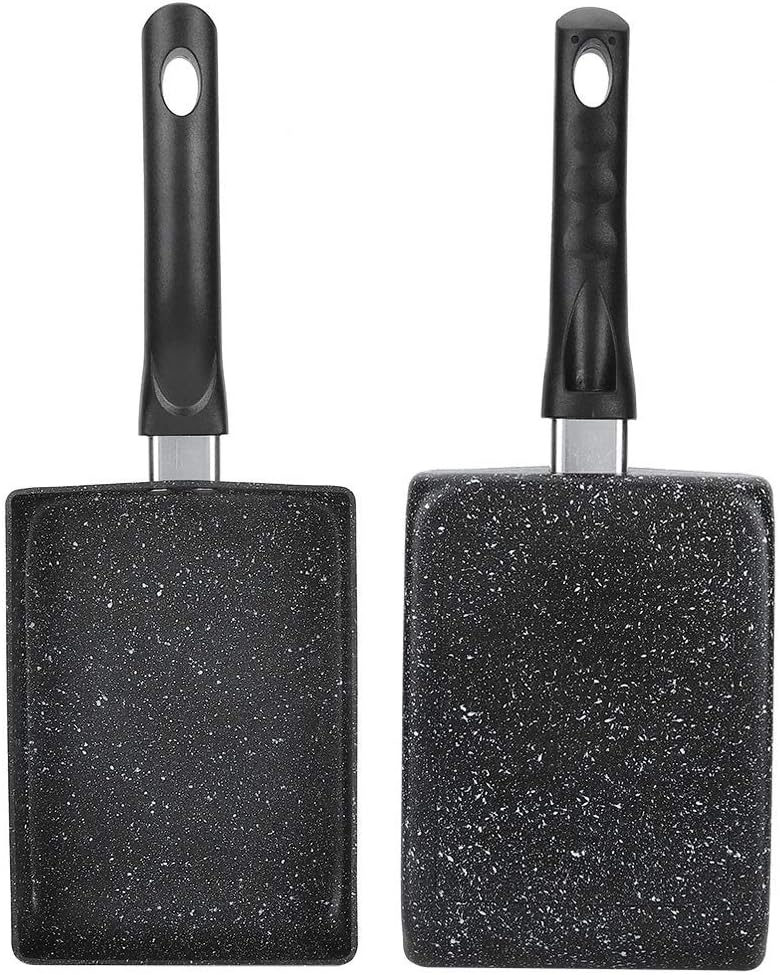 Omelette Pan, Non-Stick Egg Steak Frying Pan, Pizza Cooking Pan, Kitchen Utensils for Induction Cooker (L) ()