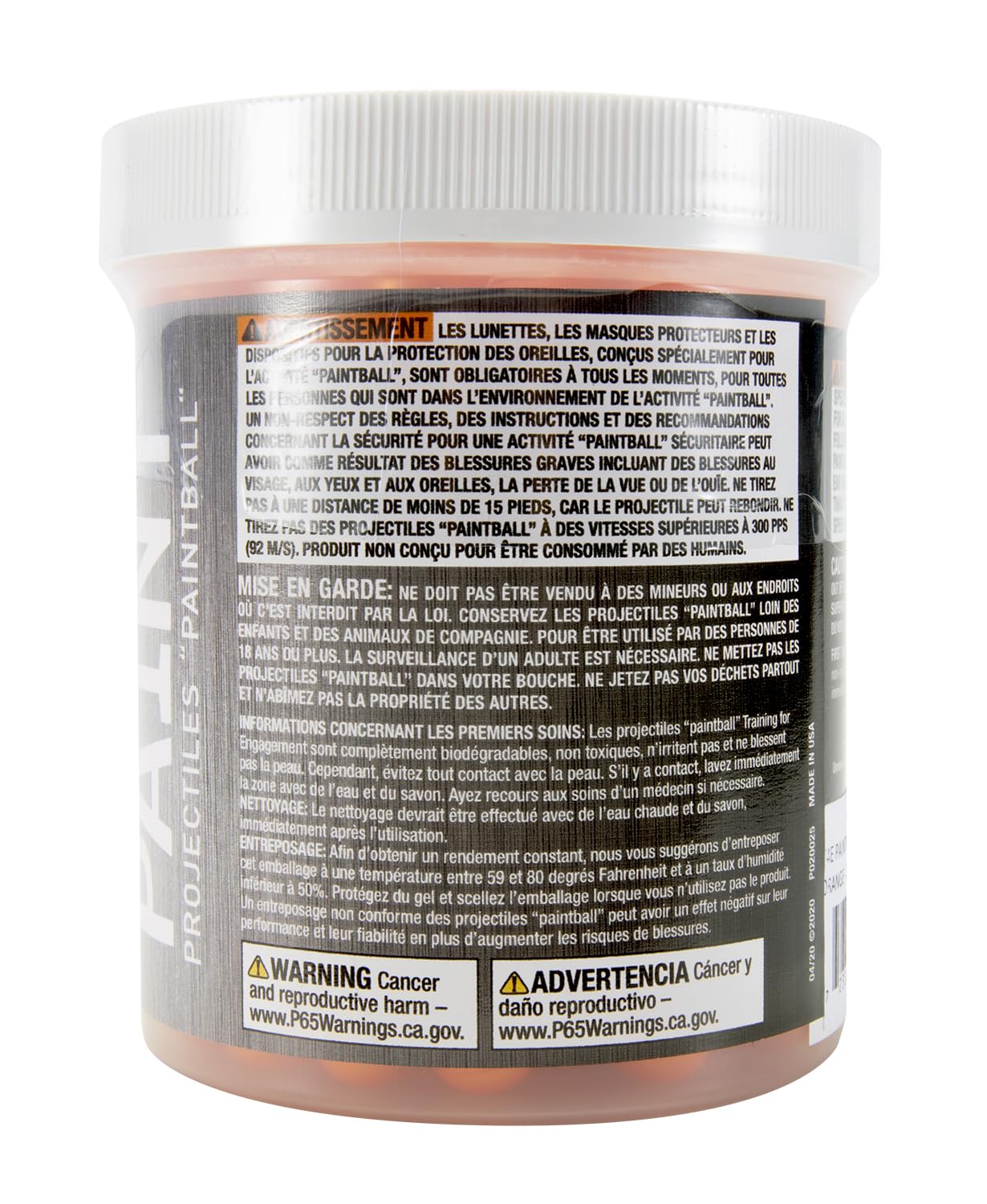 Umarex T4E Premium Paintballs for Paintball Guns, Orange, 43 Caliber, 430 Count