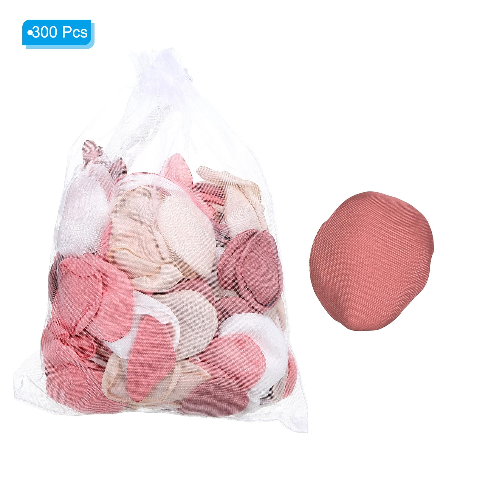 PATIKIL Silk Rose Petals, 300 Pcs Artificial Flower Petals for Wedding Decorations Romantic Night, Aisle Scatter Petals - Image 3