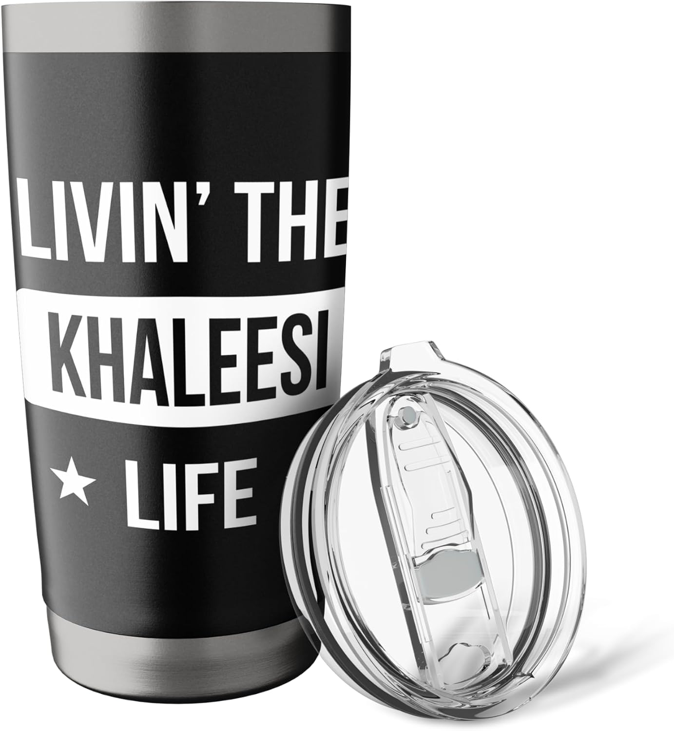 Livin' The Khaleesi Life Family Reunion Squad First Last Nam Stainless Steel Insulated Tumbler image 5