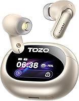 Vista 15 de TOZO NC20 Auriculares inalámbricos con cancelación activa de ruido, auriculares Bluetooth de sonido Hi-Res LDAC, auriculares con 6 micrófonos AI