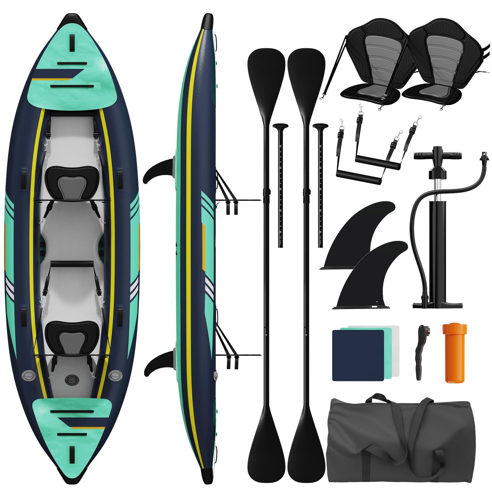 アロマグッズ active Water right Amazon.com: AQUAVEVOR Inflatable Kayak 2 Person for Adult, 13.7FT