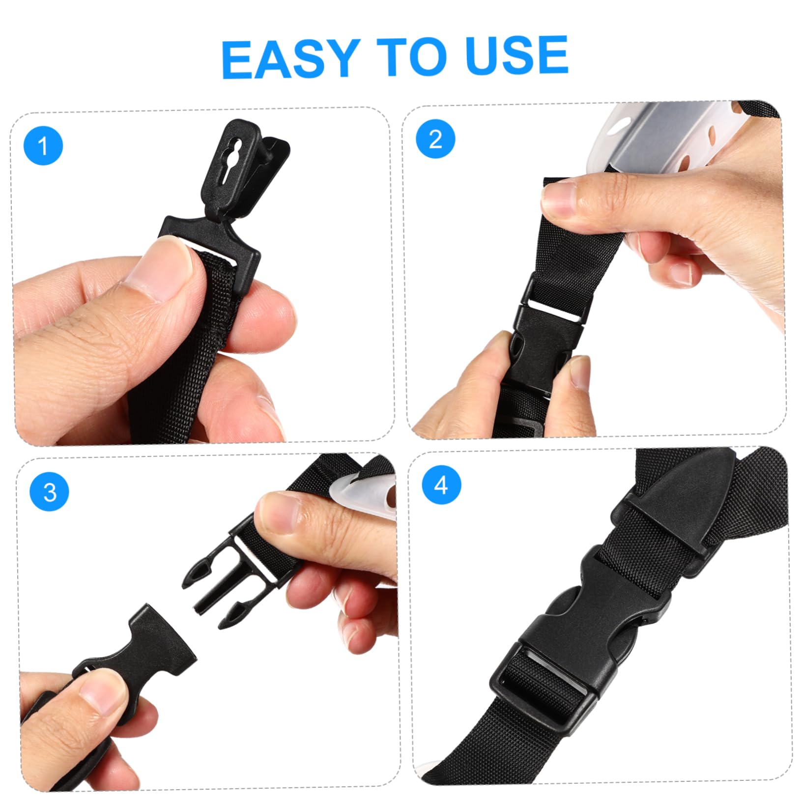 EXCEART Sottogola Del Casco Mentoniera Cinghia Del Mento Per Il Cappuccio Sostituzione Chinstrap Protezione Sottogola Elastico Per Elmetto Poliestere Nero Colore Casuale