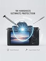 Vista 2 de Protector de pantalla para Insta360 GO Ultra [3 piezas], vidrio templado, dureza 9H, arañazos, antiburbujas, fácil instalación