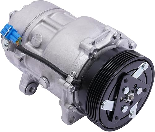 Miniatura 6 de Compresor del A/C, compresor del A/C W/embrague para 1998-2001 Beetle Jetta Golf CO 1206JC