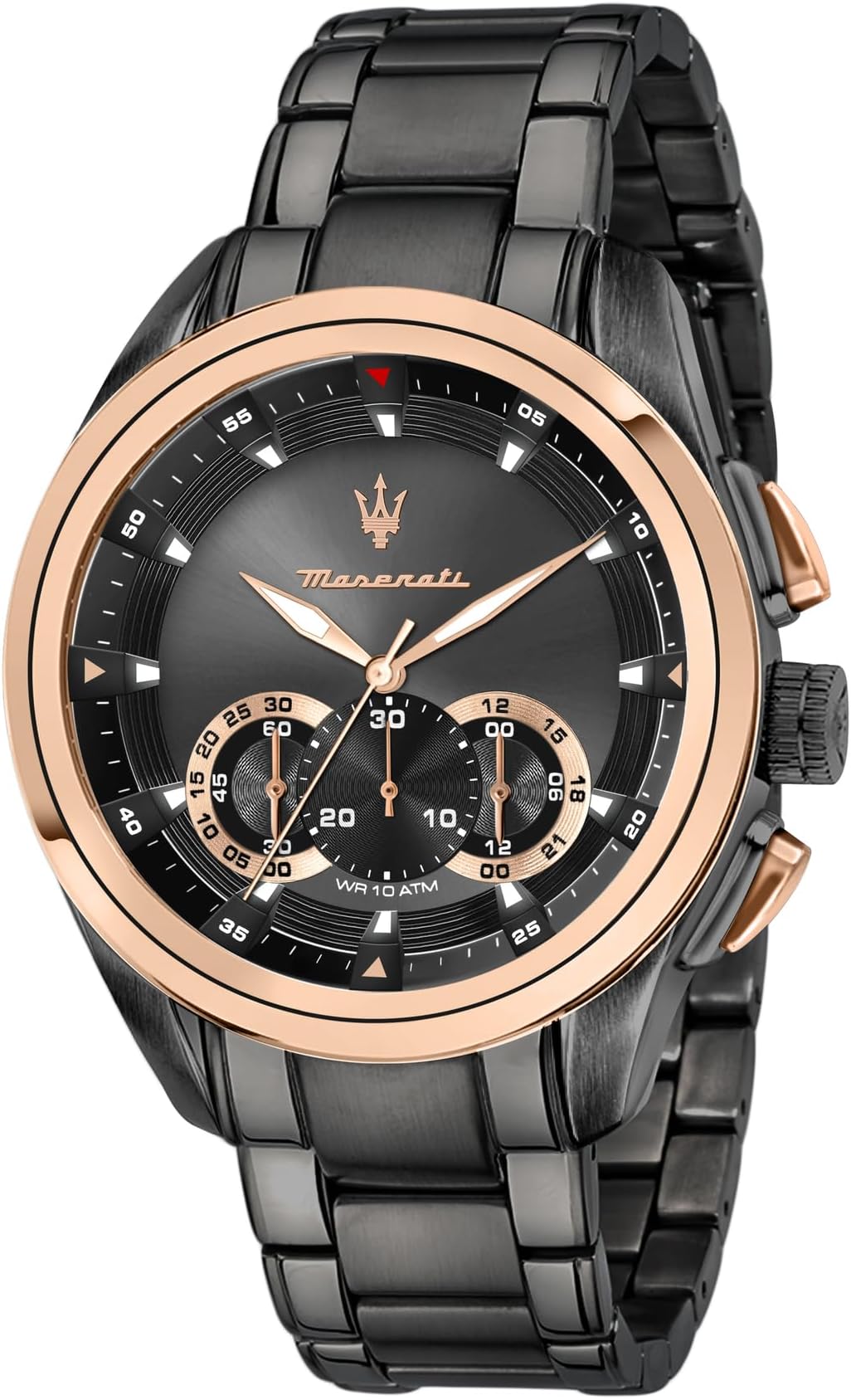 Orologio Maserati Successo R8873621007 – Cronografo Quarzo – Cassa 52x44mm Acciaio PVD Grigio