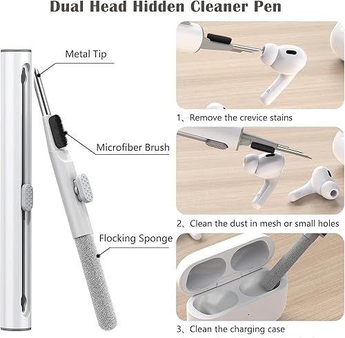 Miniatura 6 de Funda compatible con AirPods 4, funda protectora de silicona para Airpod 4 con llavero brillante, funda para auriculares inalámbricos Apple AirPods