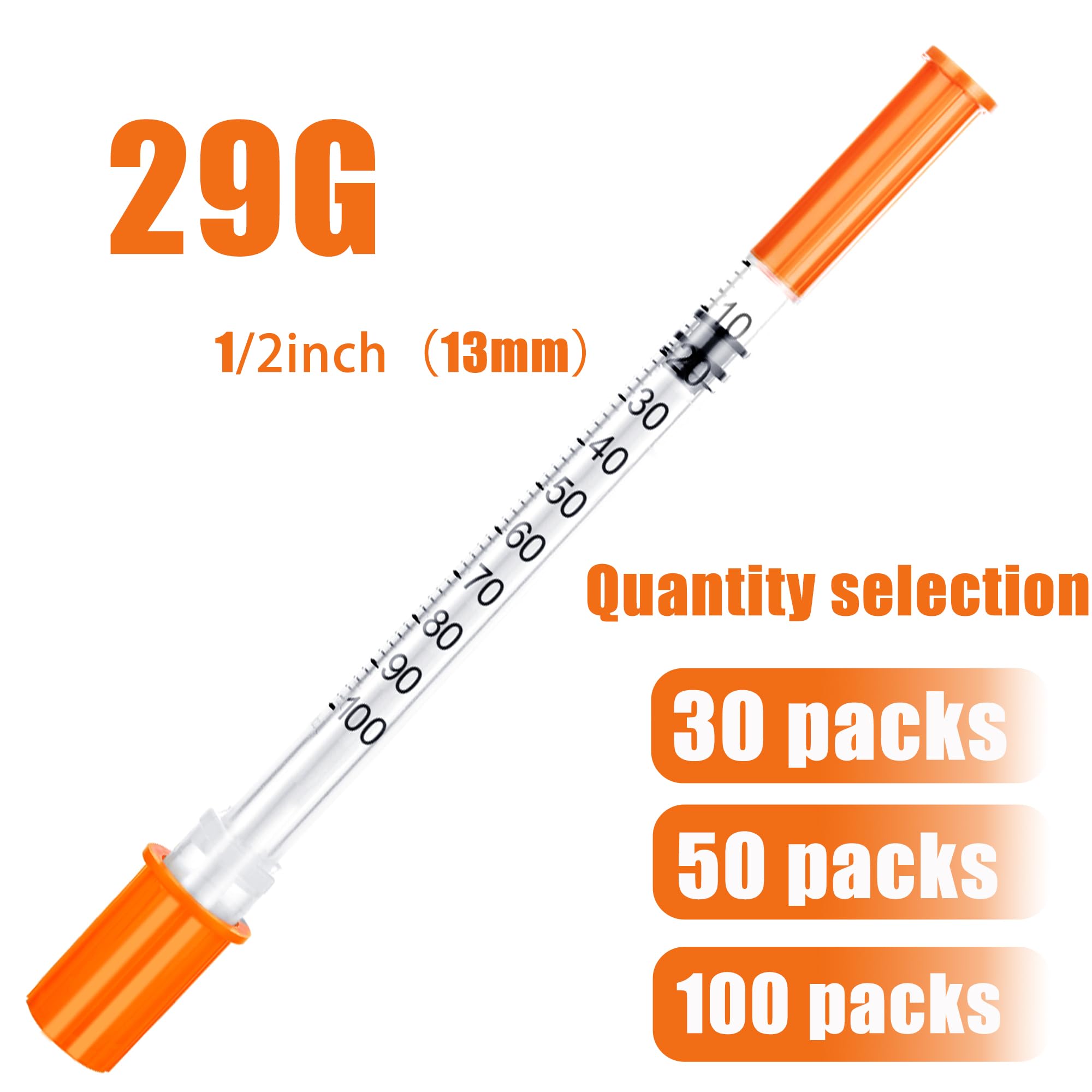 1ml Syringe 29Ga1/2Inch13mm 100Pack 1cc Tool — Amazon image 4
