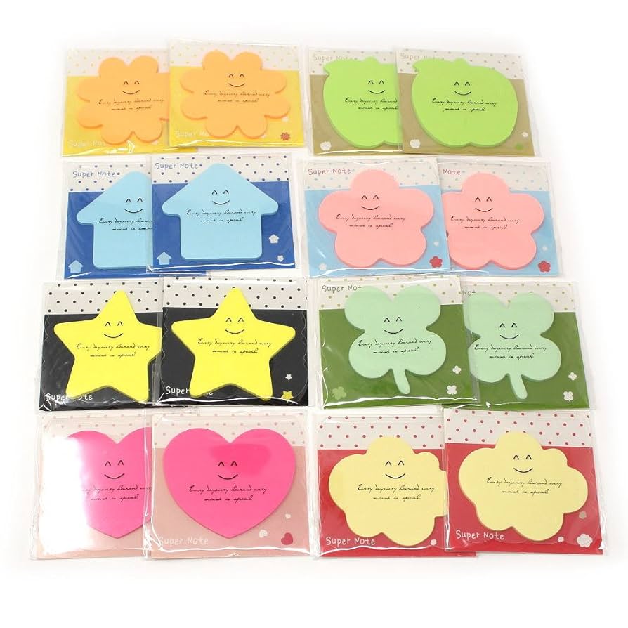 Amazon.co.jp: 大量 16点セット かわいい 剥がれにくい 付箋