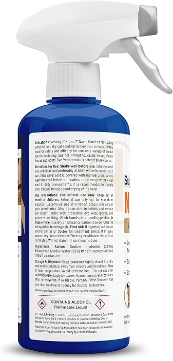 Vetericyn Super 7 Ultra Navel Care Spray, 16 oz.
