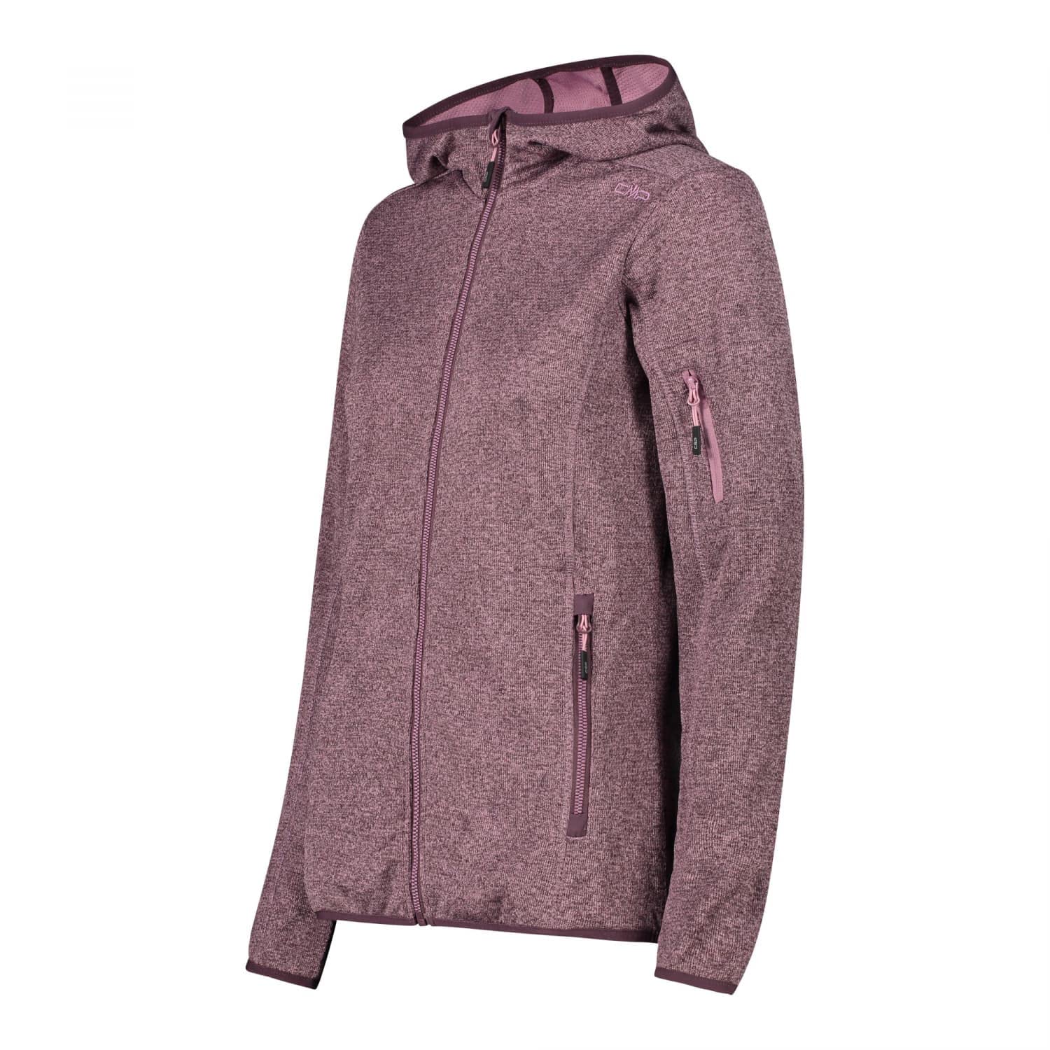 CMP Giacca In Knit-tech Da Donna Con Cappuccio Fisso Giacca Donna