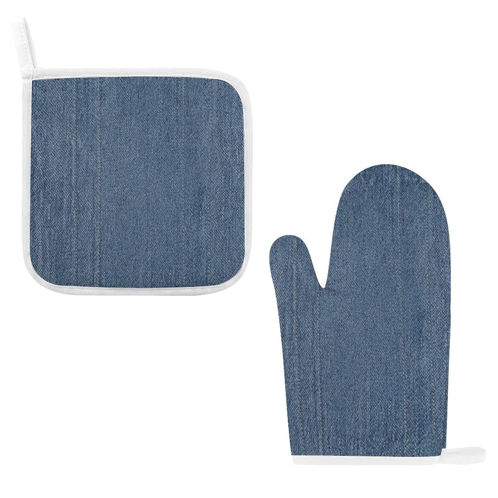 Fodpand Style Cowboy Oven Mitts And Pot Holders Sets