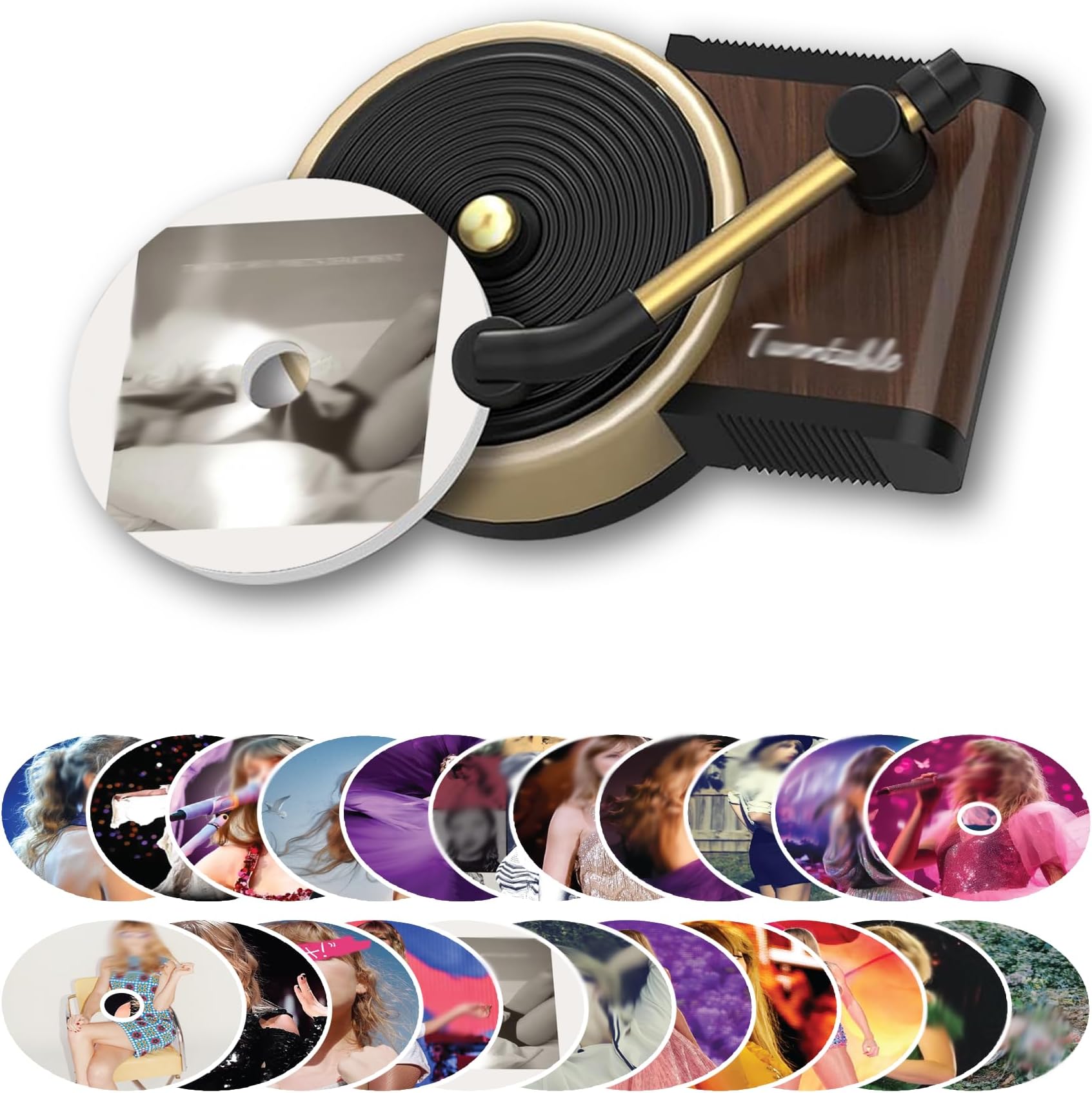 12Pcs Swifters Merch Air Fireshener Car for Women,Record