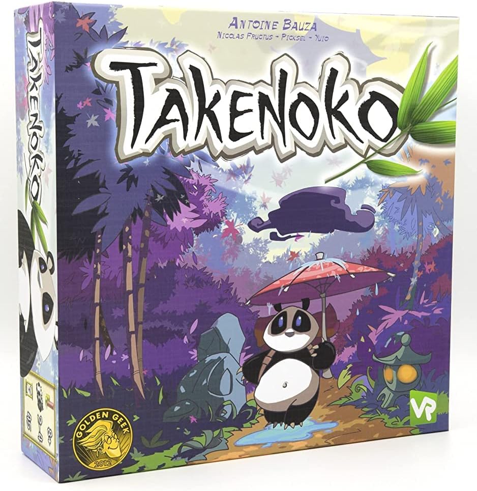 Matagot Asmodee Takenoko board game | bamboo farming game | panda themed strategy game | fun family game for adults and kids | ages 8+ | 2-4 players | average playtime 45 minutes | made , One Size