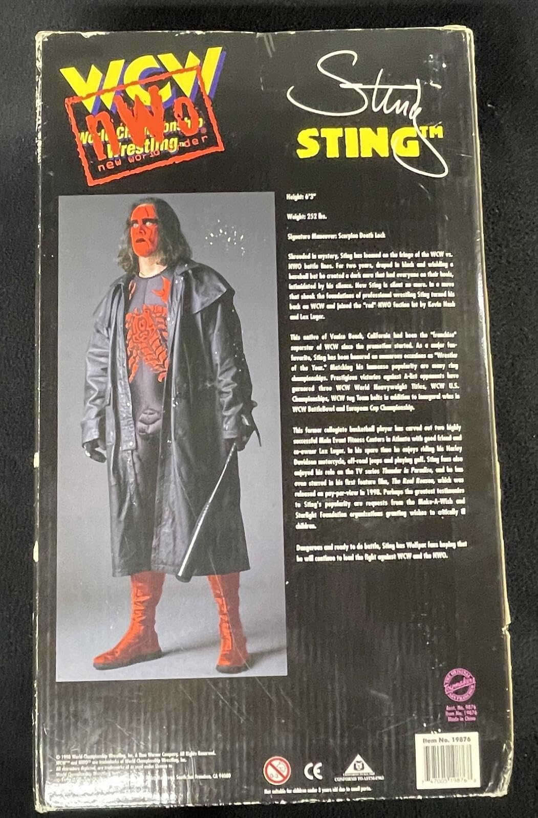 Sting Signed WCW KB Toys Exclusive 12