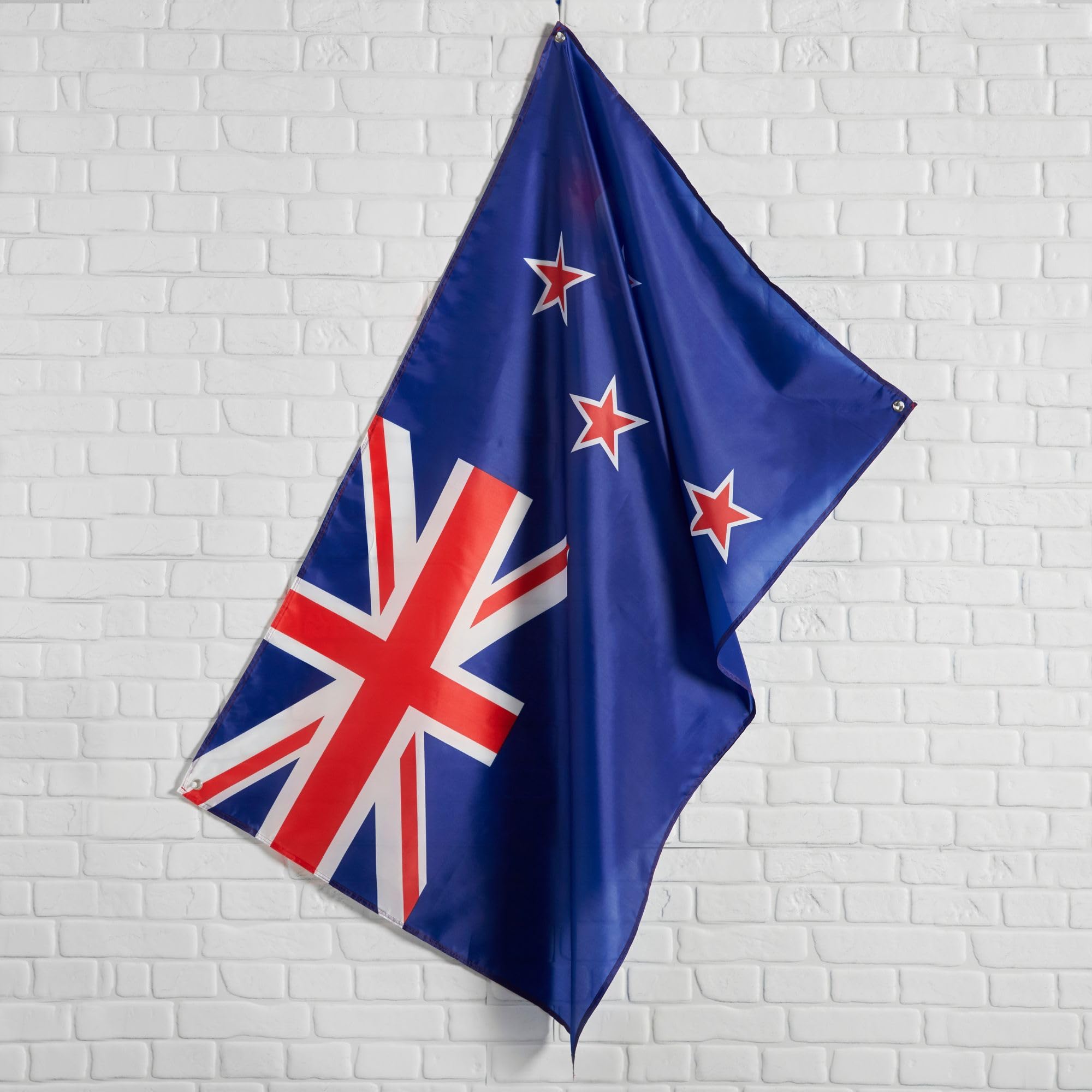 Runesol New Zealand National Flag 3x5, 91x152cm, Brass Eyelet in Every Corner, Wellington Anniversary Day, Waitangi Day - Image 3