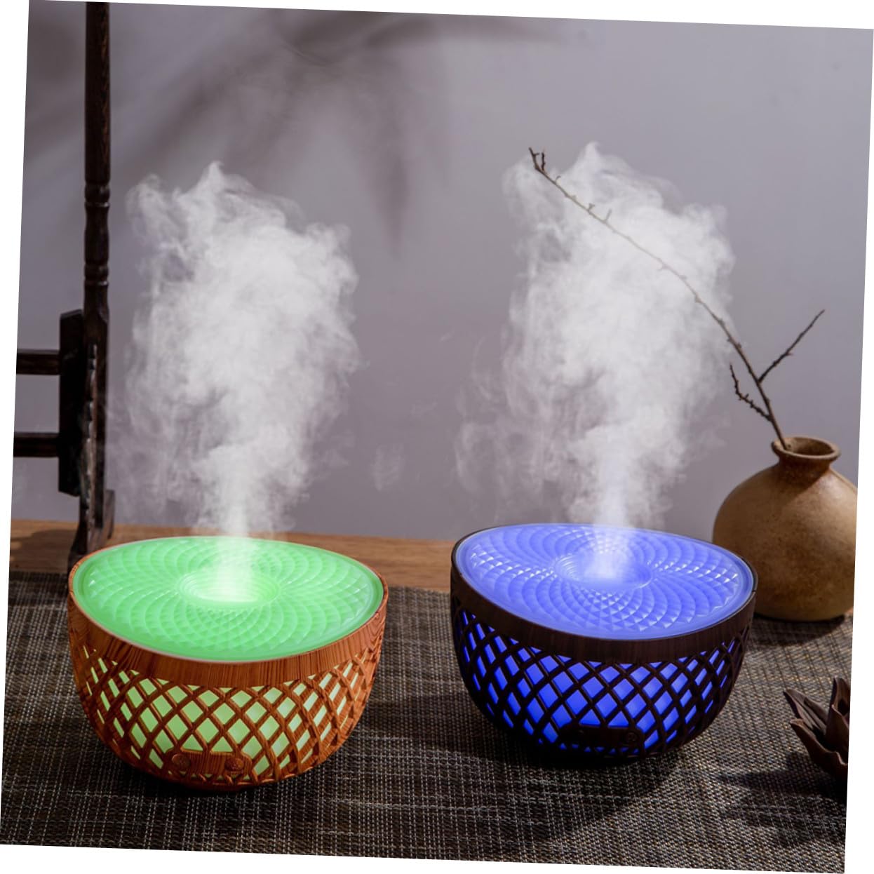 GALPADA Humidificador de Escritorio y Difusor de Fragancias Capacidad de 320ml, Diseño Simple y Material Abs para Decoración y Aromaterapia Hogar o Dormitorio