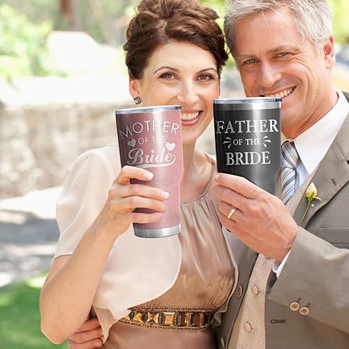 Miniatura 10 de Vaso para madre de la novia, doble pared de acero inoxidable con aislamiento al vacío, regalos para despedida de soltera, despedida de soltera,