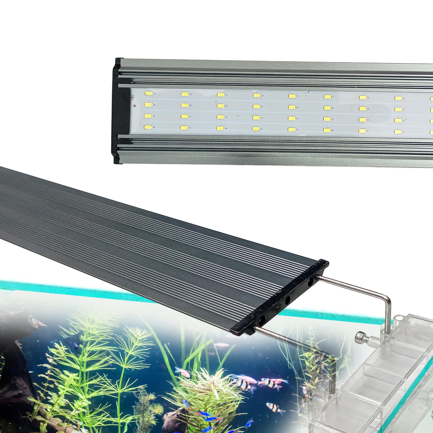 Jainsons Pet Products Aquarium Fish Tank for Planted/Nature Aquarium Lighting Slim Bright Planted MinJiang Aquarium White LED Light (XP-300 |16 W | Suitable for 30-40 cm Aquarium) (B0D56RTQJV) Amazon Price History, Amazon Price Tracker