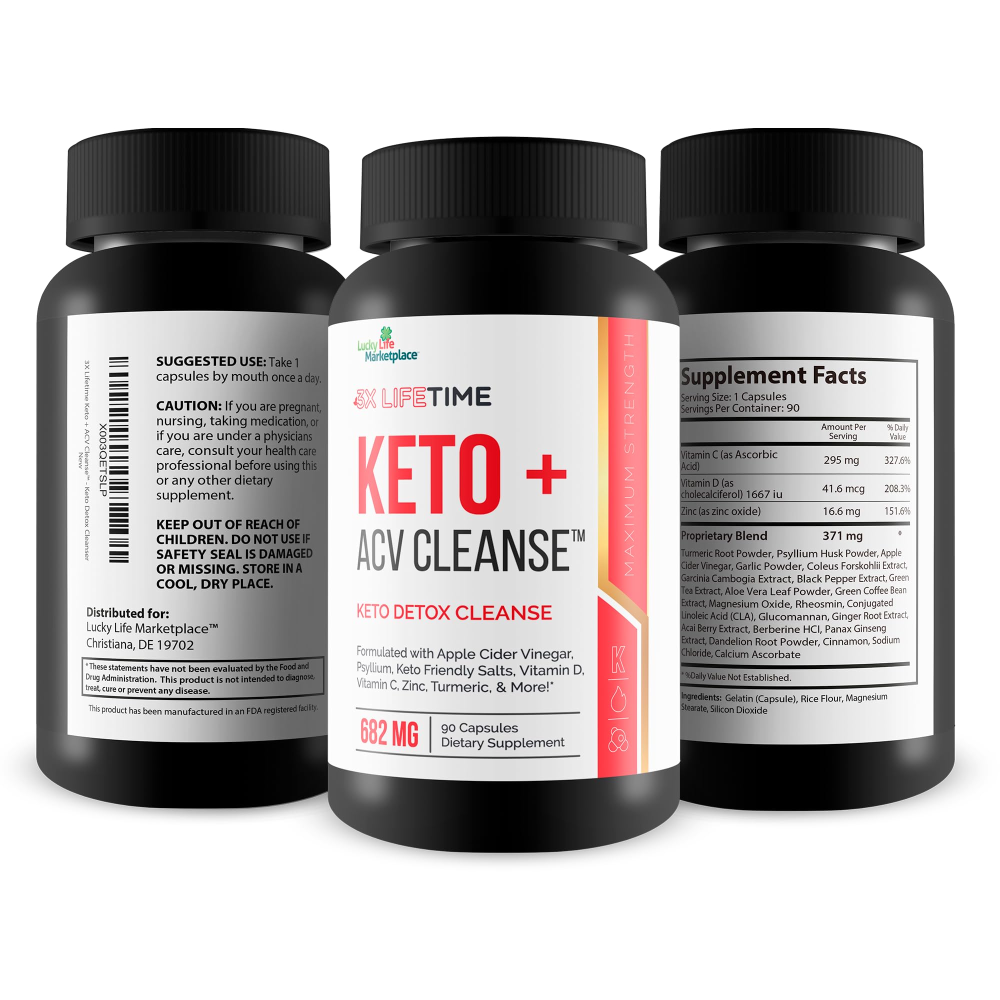 Amazon.com: 3X Lifetime Keto + ACV Cleanse - Keto Detox Cleanse