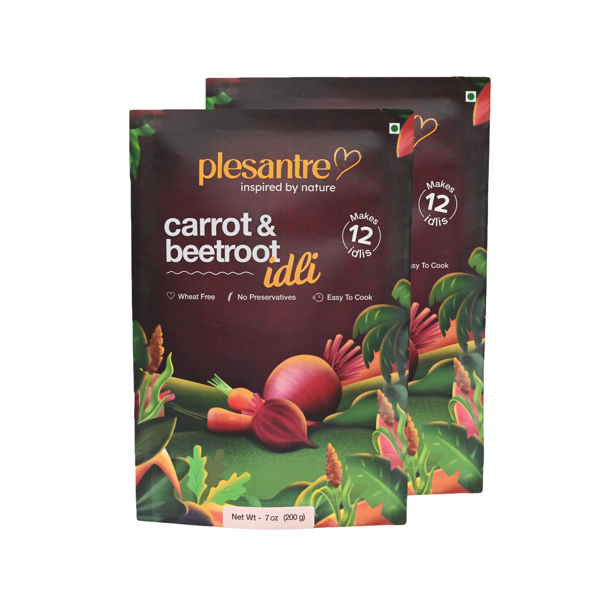 See full amazon price history chart for plesantre "Carrot & Beetroot Idli" Un-beet-able combo of nutrition and taste! Instant Ready to Cook Breakfast Idly Batter Premix - Red Rice, Wheat Free - 200g x Pack of 2, Makes 24 Idlies plesantre "Carrot & Beetroot Idli" Un-beet-able combo of nutrition and taste! Instant Ready to Cook Breakfast Idly Batter Premix - Red Rice, Wheat Free - 200g x Pack of 2, Makes 24 Idlies (B09TD8YRFW) Amazon Price History, Amazon Price Tracker