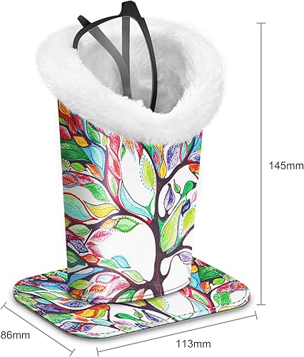 Miniatura 2 de Fintie Soporte para anteojos con forro de felpa con base magnética funda de cuero vegano de primera calidad