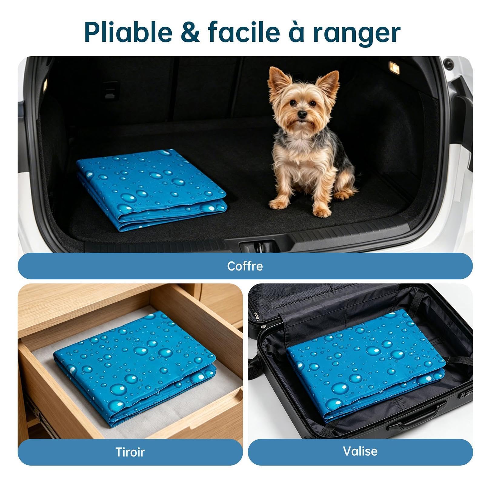 Cooling Mat For Dogs – samochłodząca podkładka żelowa, wodoodporna, bez